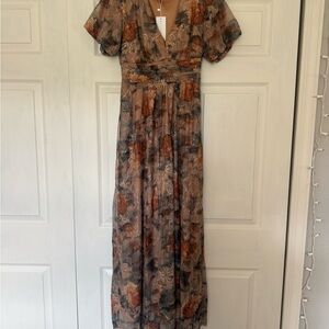Baltic Born Multicolor Floral Maxi Dress